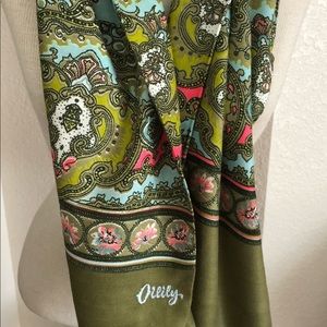 Oilily long, print scarf. NWOT.